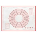 Tapis de cuisson en silicone 50 x 70 cm Tapis de cuisine pour la cuisson pétrissage de pâte protection de surface de travail réutilisable 1