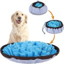 Tapis de fouille en feutre coloré pour chiens diamètre 40 cm jouet interactif pliable pour un repas lent et un entraînement à l'odorat 6