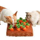 Tapis de fouille pour chiens 36,5 x 37,5 x 7,5 cm 12 carottes extractibles de 15 cm Jouet interactif pour le travail olfactif 4