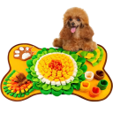 Tapis de fouille pour chiens et chats 64 x 43 cm Tapis en polyester pour friandises pour une alimentation lente et un entraînement interactif 1