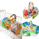Tapis de jeu musical pour enfants 72x47x40 cm Couverture de jeu interactive avec lumières, comptines et activités pour bébés de 0 à 36 mois 3