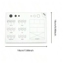 Tapis de manucure portable 15 x 18 cm Tapis de manucure doux pour un travail confortable sur les ongles 2