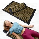Tapis de massage par acupression Kuzněcov pour le yoga Sensi Ensemble de tapis de massage et d'oreiller pour la relaxation et le soulagement de la douleur Tapis de corps par acupression 2