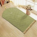 Tapis de prière portable 110 x 65 cm Tapis de prière pliable antidérapant Tapis de voyage léger Convient pour la maison et l'extérieur 9