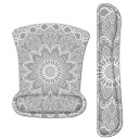 Tapis de souris ergonomique avec repose-poignet K2486 7