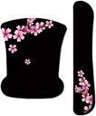 Tapis de souris ergonomique avec repose-poignet pour clavier K2544 5
