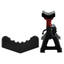 Tapis en caoutchouc pour cric automobile 2 pcs strié 6 tonnes noir protecteur de cadre universel 2