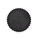 Tapis en silicone pour le scellement à la cire avec motif floral 10 x 10 cm Accessoire pour le scellement à la cire 1