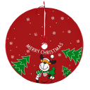 Tapis sous le sapin de Noël 60 cm 6