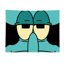 Ταπισερί τοίχου 60 x 90 εκ. Καλαμάρι Χταπόδι Κινούμενη υφασμάτινη διακόσμηση Δωματίου Αισθητική κρεμαστή ύφασμα Κρεβατοκάμαρας Γκομπελίνο Κουρτίνα τοίχου 1