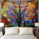 Tapisserie murale avec arbre 2