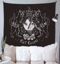Tapisserie murale avec des chats 1
