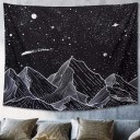 Tapisserie murale avec motif de montagne 3
