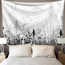 Tapisserie murale avec motif floral 1