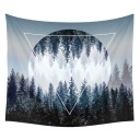 Tapisserie murale avec motif forestier 1