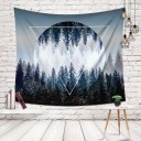 Tapisserie murale avec motif forestier 2