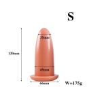 Tapón anal de plástico tamaño S con superficie lisa para estimulación sensual y fácil inserción en embalaje discreto para máxima privacidad. 3