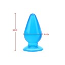 Tapón anal de silicona 4 x 9 cm forma ergonómica superficie lisa material flexible fácil mantenimiento geles lubricantes especiales embalaje 8