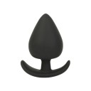 Tapón anal de silicona con asa, talla XL, 5,1 cm, forma ergonómica, superficie lisa, fácil de mantener, embalaje discreto. 1