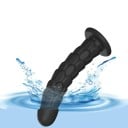 Tapón anal de silicona tamaño S con escamas para una estimulación placentera y un fácil mantenimiento, empaquetado discretamente para su máxima 4