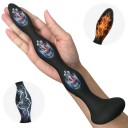 Tapón anal vibrador de silicona con burbujas, 10 modos de vibración y carga USB. Embalaje discreto. 5