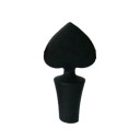 Tapón de vino de silicona con forma de símbolos de póker Tapón de vino Diamantes Corazones Picas Cruces Tapa de sellado Tapa de botella 4