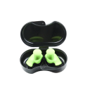Tapones de silicona impermeables para los oídos para natación, 3 x 2,5 cm, reutilizables, con caja de almacenamiento, 6,5 x 3,5 cm, para piscina y ducha. 8