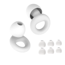Tapones de silicona para los oídos 1,8 x 1,6 cm Antiruido e impermeables Para dormir Natación Reutilizables Tapones para los oídos con amortiguación suave 5