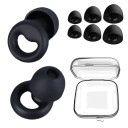 Tapones de silicona para los oídos, impermeables, con cancelación de ruido, suaves, con reducción de ruido, insonorizados, para nadar, dormir y viajar. 1