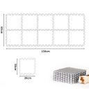 Tappetini riscaldanti per animali domestici 10 pz 30 x 30 cm Isolamento termico Pannelli in schiuma con bordi a puzzle Piastrelle morbide 15