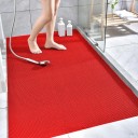 Tappetino antiscivolo per doccia 40 x 90 cm in PVC con struttura a griglia per la sicurezza in bagno, sauna e piscina, impermeabile 4