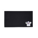 Tappetino antiscivolo per strumenti da parrucchiere Tappetino in silicone facilmente lavabile Tappetino impermeabile per attrezzature da barbiere 34 x 0,5 x 23,5 cm 1