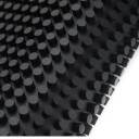 Tappetino assorbente per bar per bicchieri lavati Tappetino nero antiscivolo in PVC flessibile con rilievi densi per il deflusso dell'acqua 7