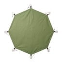 Tappetino da campeggio a forma ottagonale 4,1 x 4,1 m Oxford 210D Impermeabilità 5000 mm Verde militare Per picnic e sotto l'amaca 1