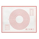 Tappetino da forno in silicone 50 x 60 cm Tappetino da cucina per la cottura e la lavorazione della pasta protezione della superficie di lavoro 1