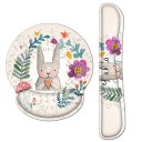 Tappetino ergonomico per mouse con supporto per polso per tastiera 7