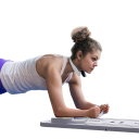 Tappetino fitness multifunzionale per esercizi 106 × 41 × 7 cm con timer PP + ABS + schiuma attrezzatura pieghevole per addominali e core 7