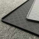 Tappetino in silicone per ciotole per cani e gatti 60 x 80 cm Tappetino impermeabile antiscivolo con bordo rialzato contro le fuoriuscite 3
