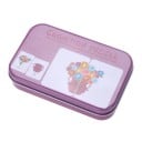Tarjetas Cognitivas Necesidades Diarias 11 x 7 x 3 cm Caja de Hierro con Imágenes Pasta de Dientes Calcetines Reloj Kit de Aprendizaje para Niños 4