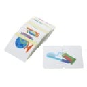 Tarjetas Cognitivas Necesidades Diarias 11 x 7 x 3 cm Caja de Hierro con Imágenes Pasta de Dientes Calcetines Reloj Kit de Aprendizaje para Niños 5