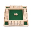Tärningsspel för 4 spelare Brädspel med siffrorna 1-10 Lärorikt spel för barn Matematik brädspel Räkneträning Logisk familjekul 5