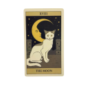 Tarocchi Cats Rule The Earth motiv ko cats 78 carte 10,5 x 6,2 cm carte divinatorie illustrate a tema felino per la lettura 4
