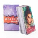 Tarot de cartes Who Is It Oracle 78 cartes 10 x 6 cm paquet illustré avec des portraits de personnages pour la lecture et la divination tarot 1
