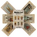 Tarot-kortit 78 kpl merkinnöillä korteissa antiikkityylinen ennustuskorttipakkaus 10,5 x 6,2 cm värilliset kuvitukset tarot-tulkintaan 3