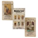 Tarot-kortit 78 kpl merkinnöillä korteissa antiikkityylinen ennustuskorttipakkaus 10,5 x 6,2 cm värilliset kuvitukset tarot-tulkintaan 4