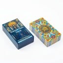 Tarotkaarten met 78 illustraties in glas-in-loodstijl met afmetingen van 10,3 x 6 cm, geschikt voor het interpreteren van de toekomst en persoonlijke 6