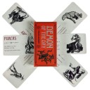 Tarotkarten Demon Wahrsagekarten Set 40 Karten 9,8 x 4,8 cm illustrierte Karten mit dämonischen Motiven für Deutung und Symbolik 3
