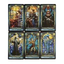 Tarotkort 78 st klassisk spådomskortlek 10,2 x 6 cm färgglada illustrationer för tarotläsning och spådom 5