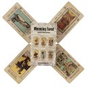 Tarotkort 78 st med betydelser på korten antik spådomskortlek 10,5 x 6,2 cm färgglada illustrationer för tarotutläggning 5