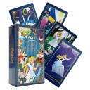 Tarotkort Alenka i Underlandet illustrerad spådomskortlek färgglada tarotkort med sagomotiv för ödesutläggning 2